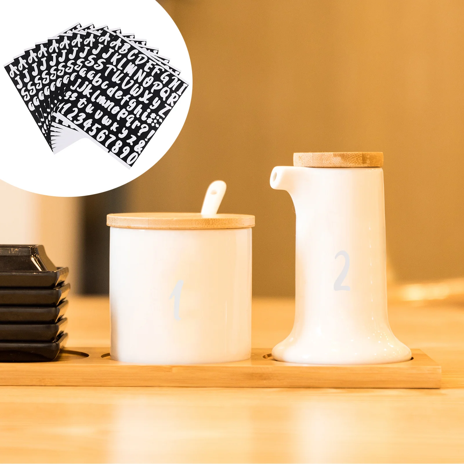 

10pcs Self-Adhesive Letters Numbers Stickers Alphabet Number Decals For Room Wall Decor Easy Apply Remove No Residue