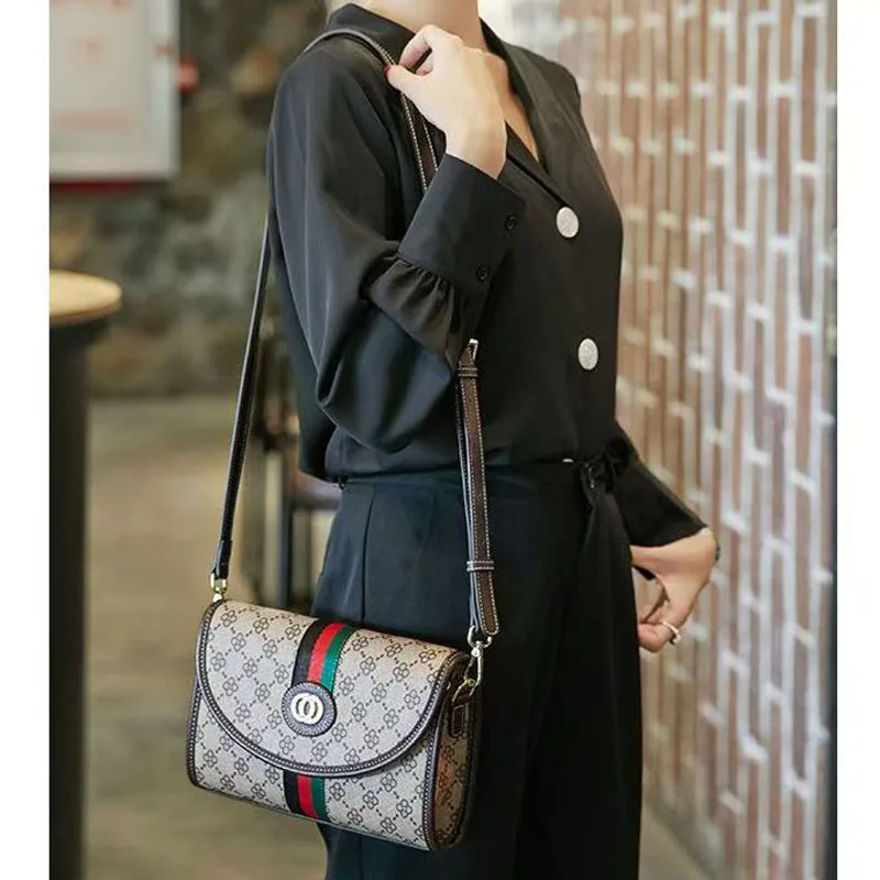 Bolso Ins para mujer, novedad de verano, bolso de mujer de estilo de gama alta, bolso de hombro tipo bandolera versátil de nicho para mujer, famoso en internet