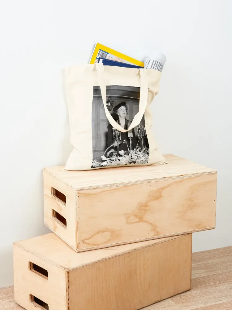 Eleanor Roosevelt Speaking To Crowd - 1939 Tote Bag Lady bags Handbags women tote bag women personalized tote bag