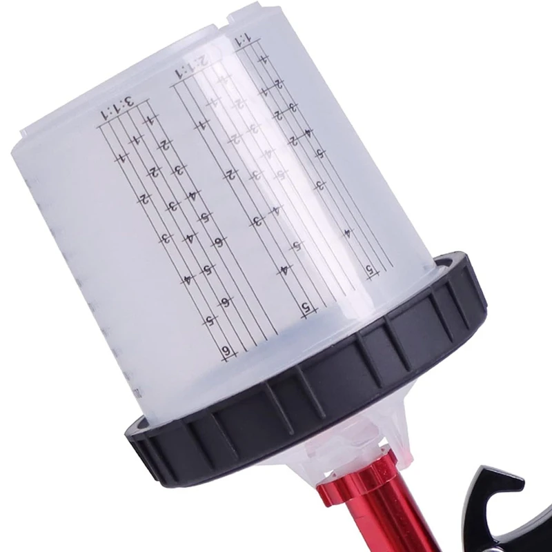 Tasse de peinture de poulet PORK-600Ml avec le type rapide H/O de tasse d'Assad de tasse de pulvérisateur de connecteur