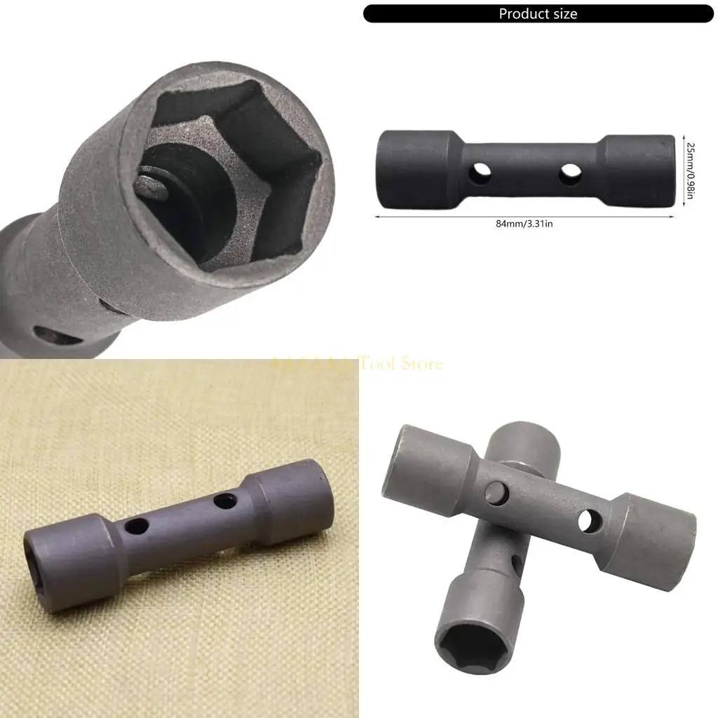 A2BE دراجة نارية شمعات الإزالة أداة 16 مم 18 مم ثلاثة مفتاح مقبس الفك الصلبة