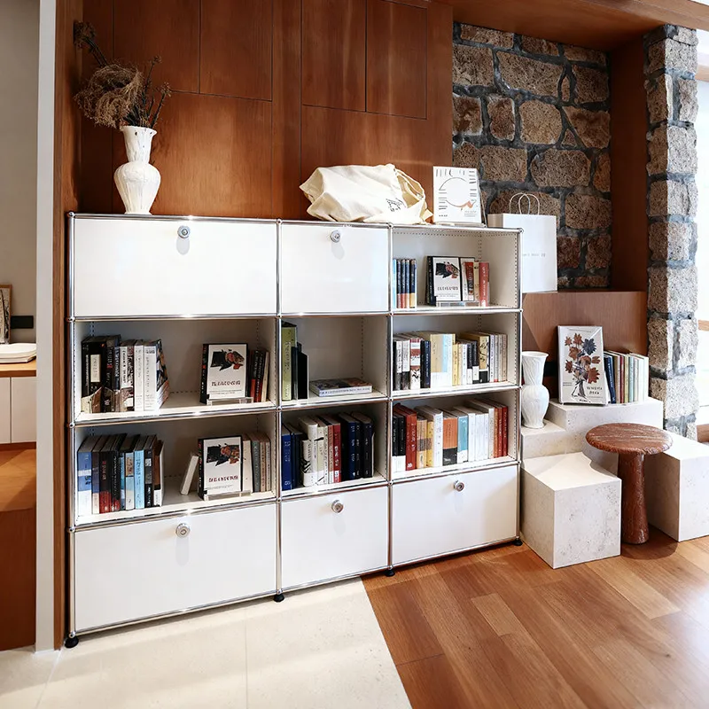 

Bookcase, living room, household, integrated against the wall, floor-to-ceiling storage, storage bookcase integrated