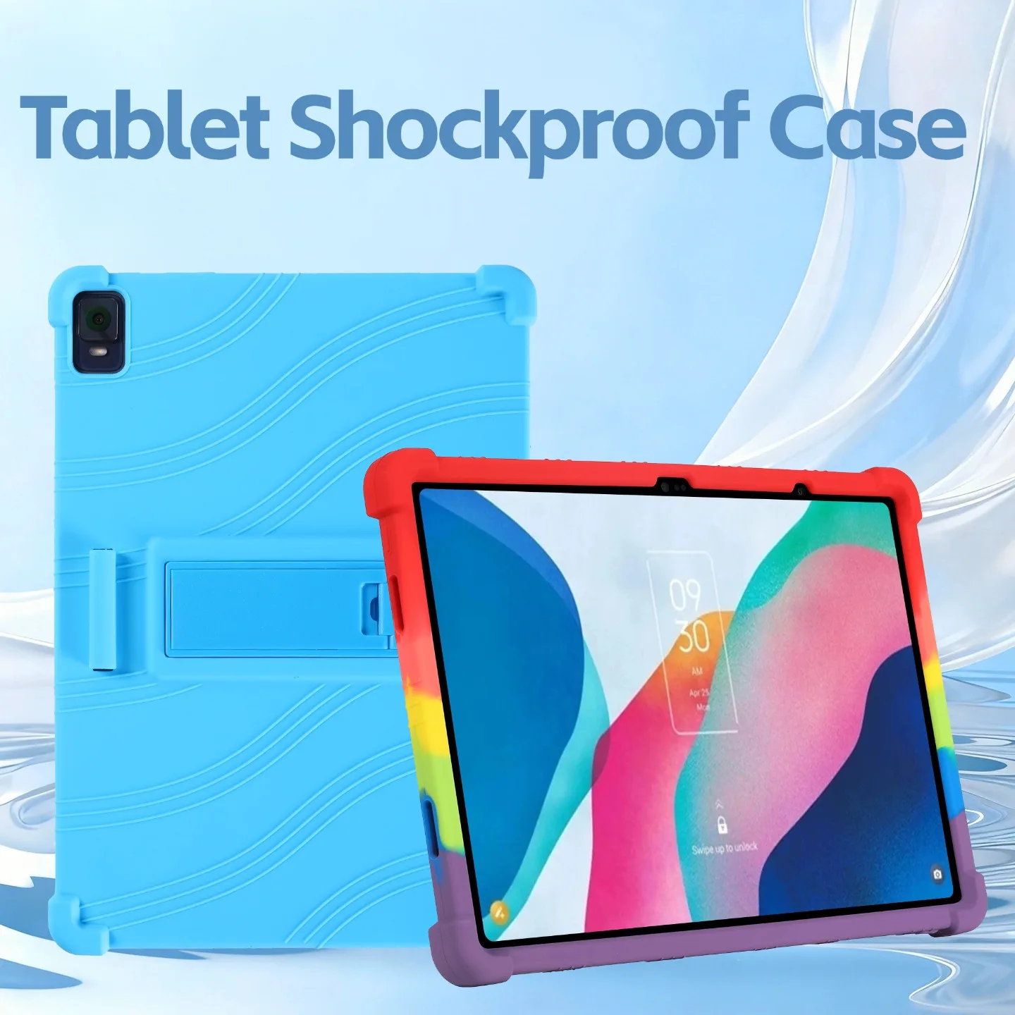 For TCL NXTPAPER 12 pro 12.2 Inch Tablet Case Soft Silicone Adjustable Stand Shockproof Kids Friendly
