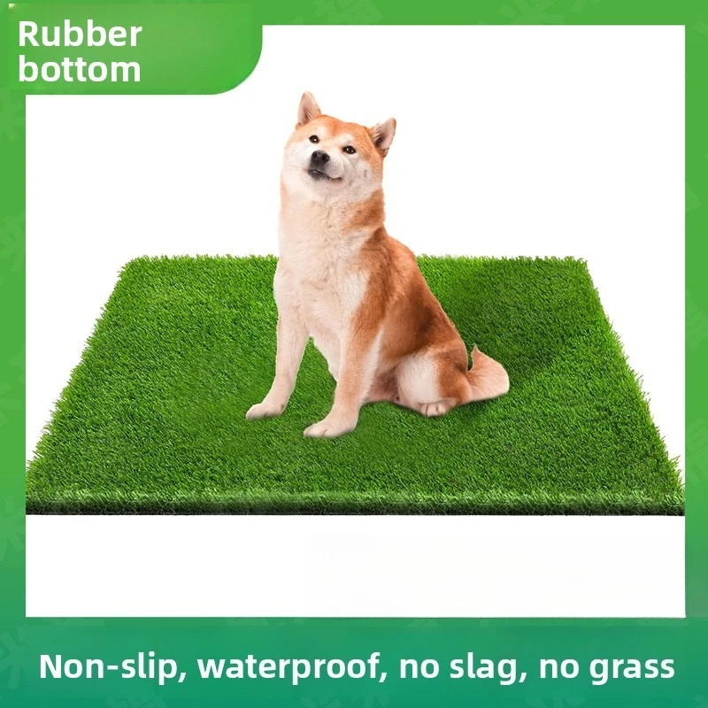 

Amazon hot selling pet dog toilet artificial lawn mat dog house fixed point training fake lawn toilet cross-border