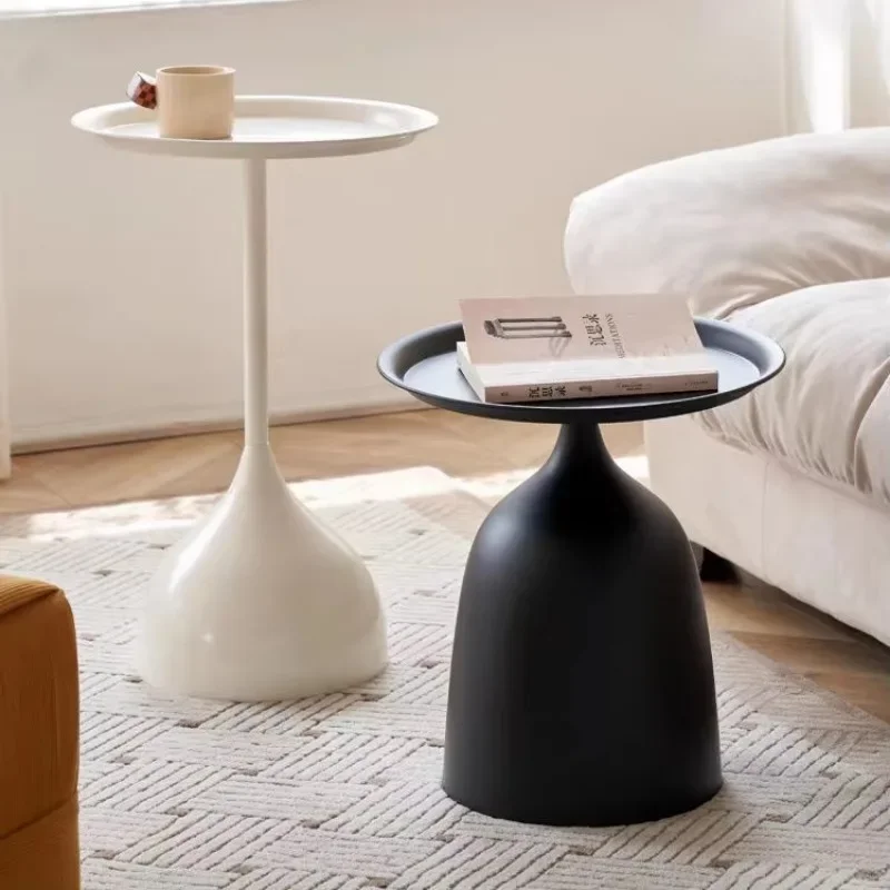 Round Nordic Coffee Table, Modern Tea Table for Living Room, Chic Lounge Side Table, Elegant Home Furniture Decoration