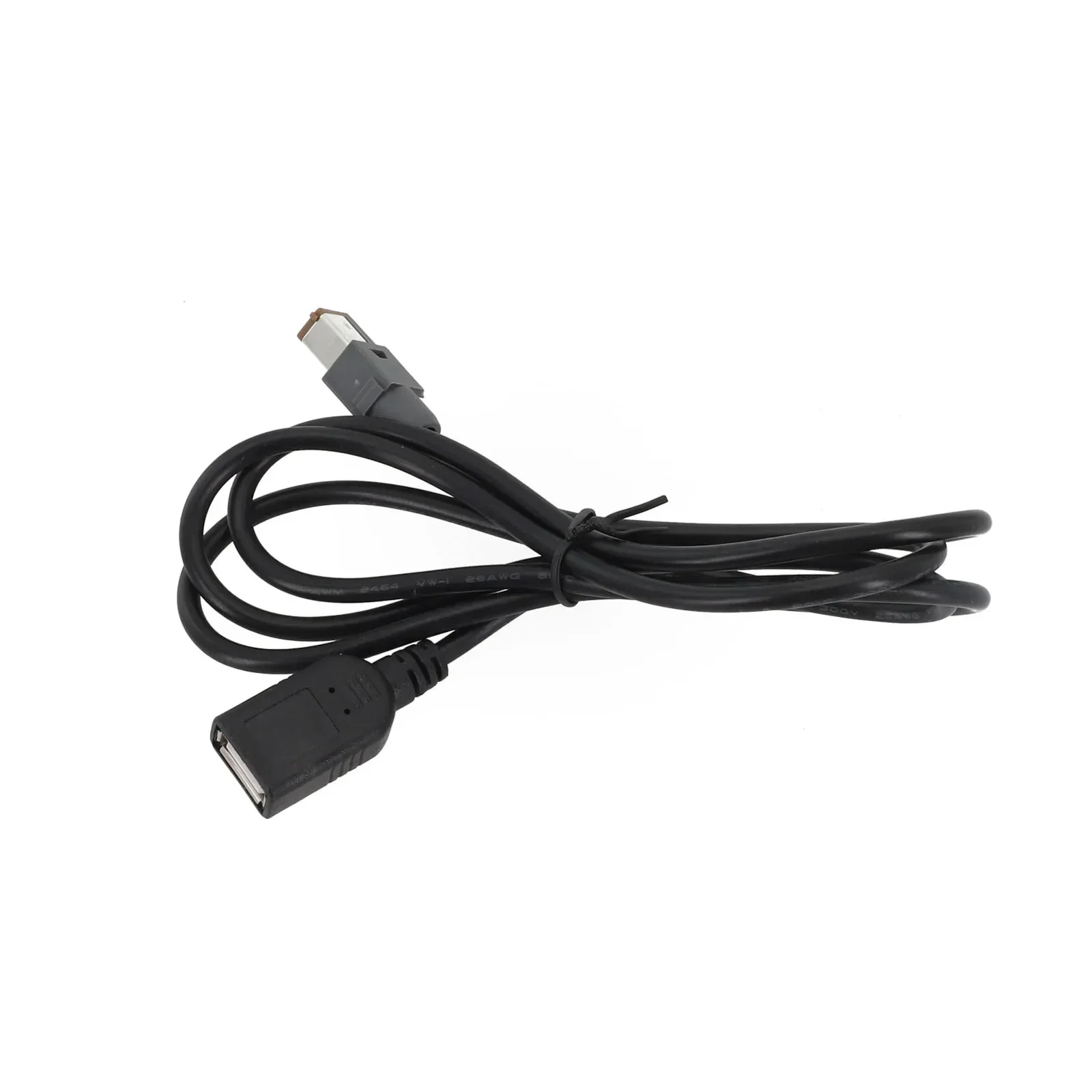 For Outback For Suzuki For Legacy Car USB Cable Aux Audio Input Car USB Adapter Car USB Cable Car USB Cable ABS Black 100cm