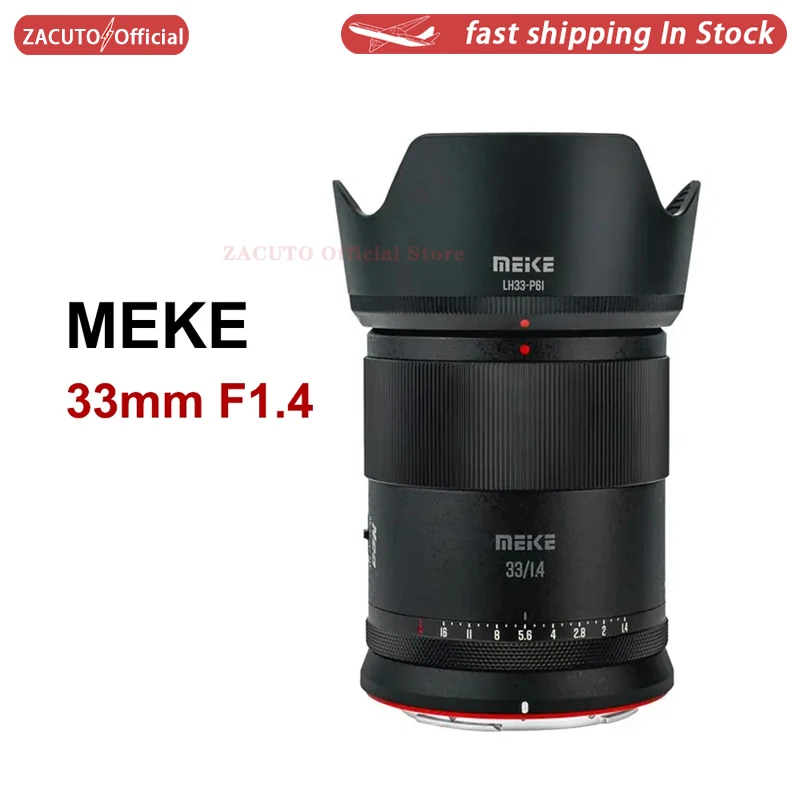 MEKE Meike 33mm F1.4 Auto Focus Lens APS-C Portrait Lens For Fuji XF Mount Cameras