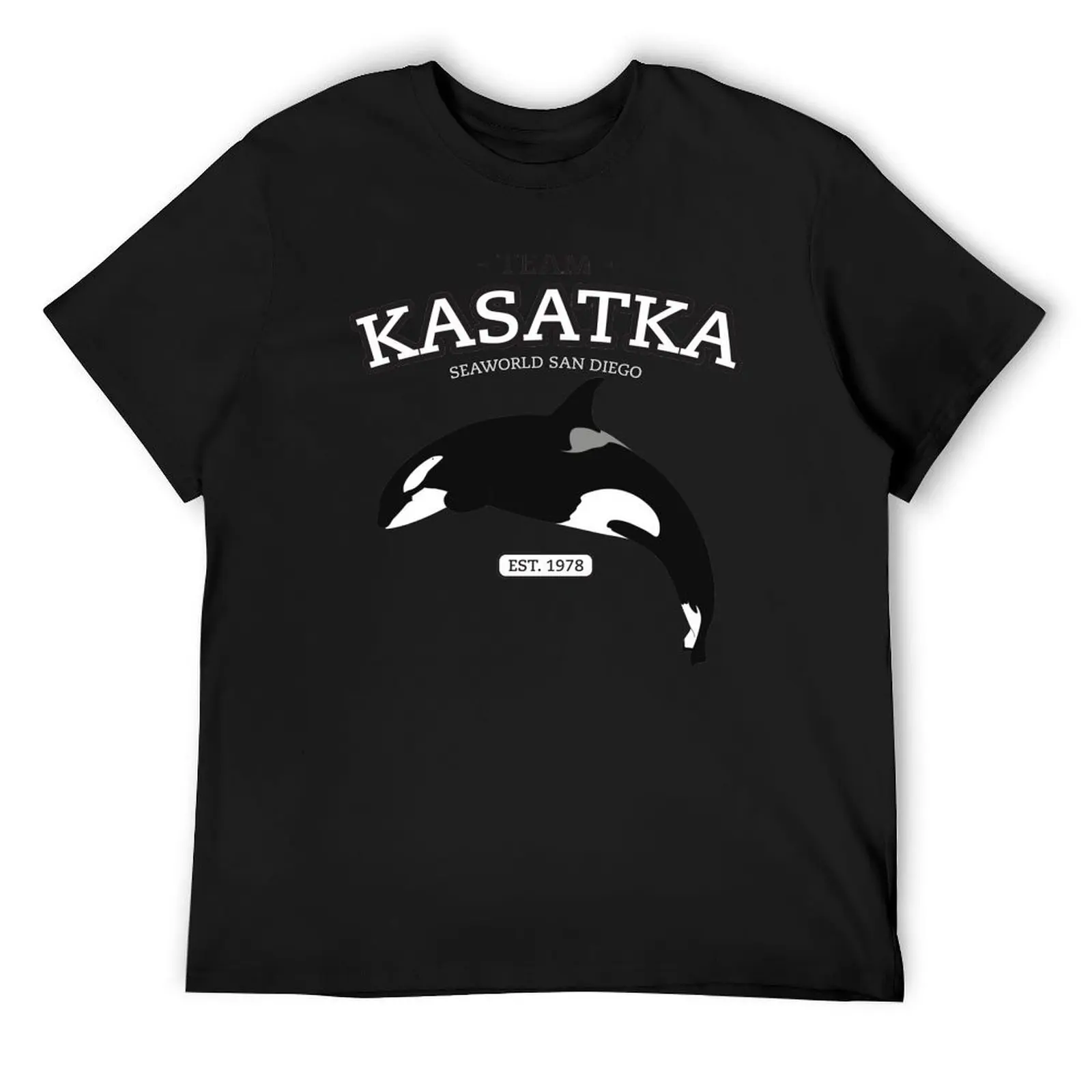 Team Shamu - Kasatka T-Shirt vintage anime shirt graphics blacks vintage mens plain t shirts