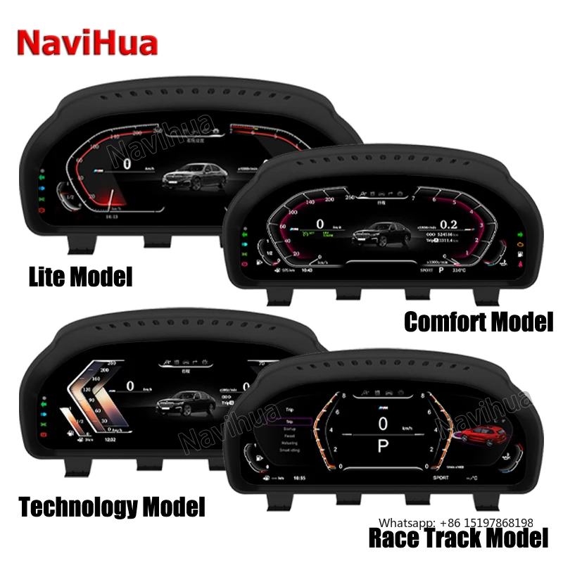 Instrument Digital Cluster Dashboard Panel Virtual Instrument Cluster Dash Board Display for BMW F10 X5 F15 Digital Cluster