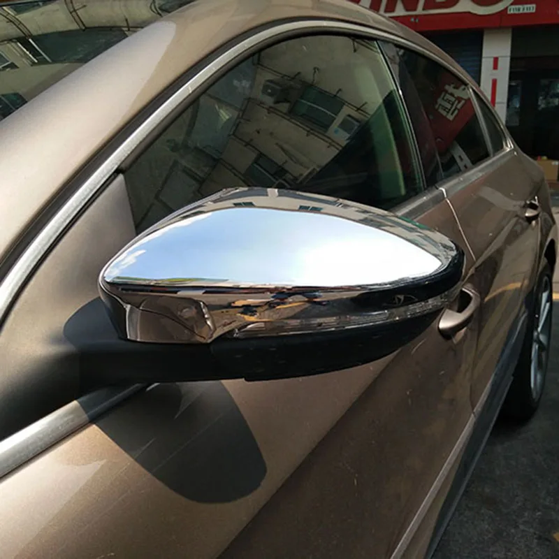 Accessories FIT FOR VW PASSAT CC B7 DOOR SIDE WING MIRROR CHROME COVER CAP REAR VIEW TRIM