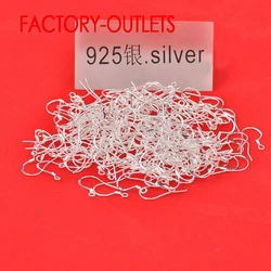 Incredibile Grande di Promozione di trasporto Veloce 200PCS Risultati Dei Monili di Disegno 925 Sterling Silver Francese Ganci A Sfera Orecchini In Argento