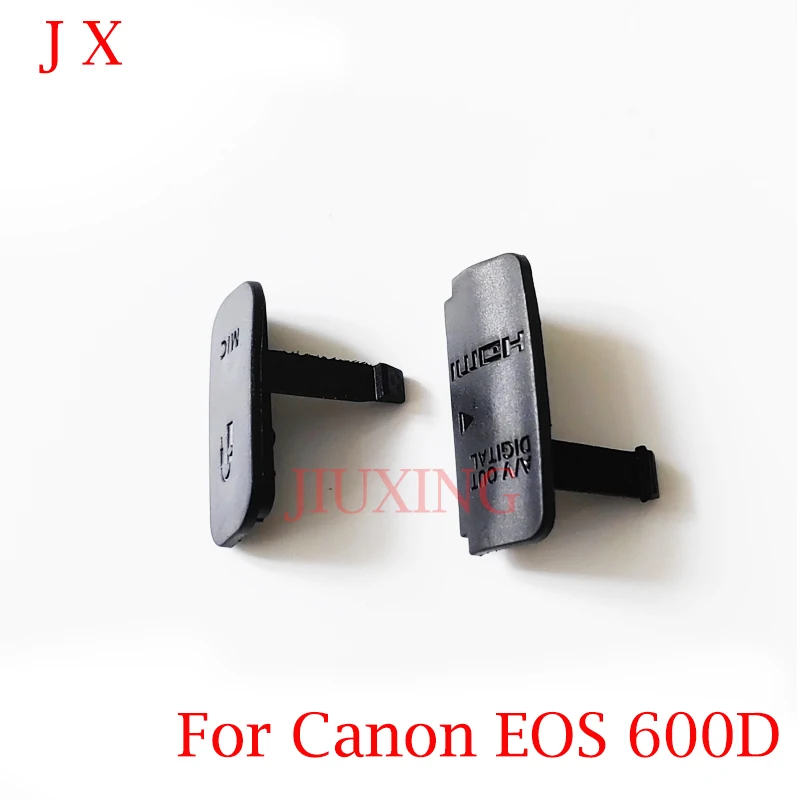2x Interface Rubber Cover for Canon EOS 600D USB Port Cap Skin Door Lid Protector Plastic Material Repair Part Camera Accessory
