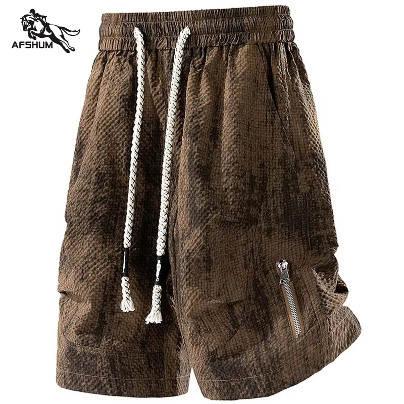 

Men's shorts in sizes 6XL, 7XL, 8XL, summer new men's shorts sport solid color casual pants five-point fitness sport pant 1505