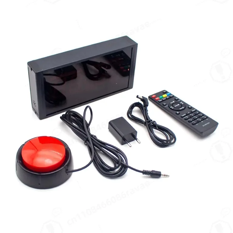 1.5-Inch Large Screen Multifunctional LED Timer with, 4-Digit Display for Competition, Includes Tap Button & Remote Control
