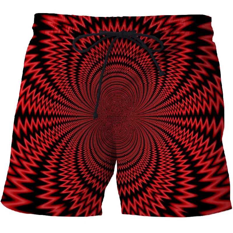 Casual Men Beach Shorts 3D Printing Abstract Black Hole Board Shorts Swimsuit homme 2023 Summer ropa hombre Surfing Swim Trunks