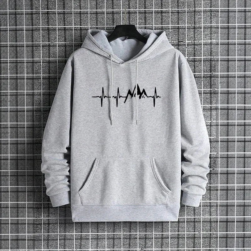 Herbst Winter Herren Hoodies Drucken Casual Sweatshirts Im Freien Sport Jogging Männer Kleidung Mode Straße Pullover Heiße Verkäufe Tops