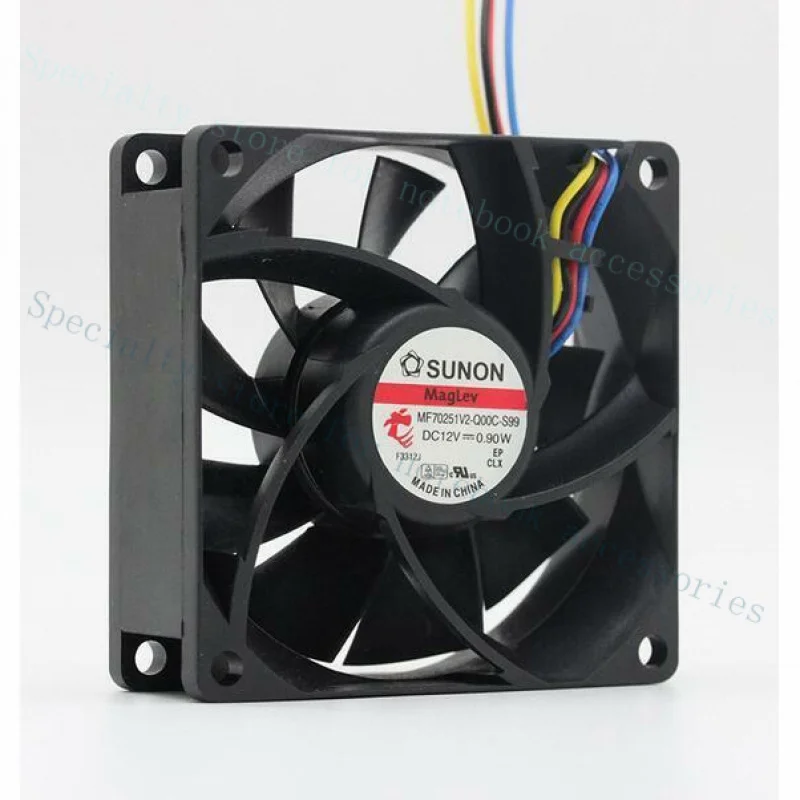A+ 1pcs  SUNON MF70251V2-Q00C-S99 7025 7CM 0.9W 12v 4-pin PWM Maglev Cooling Fan