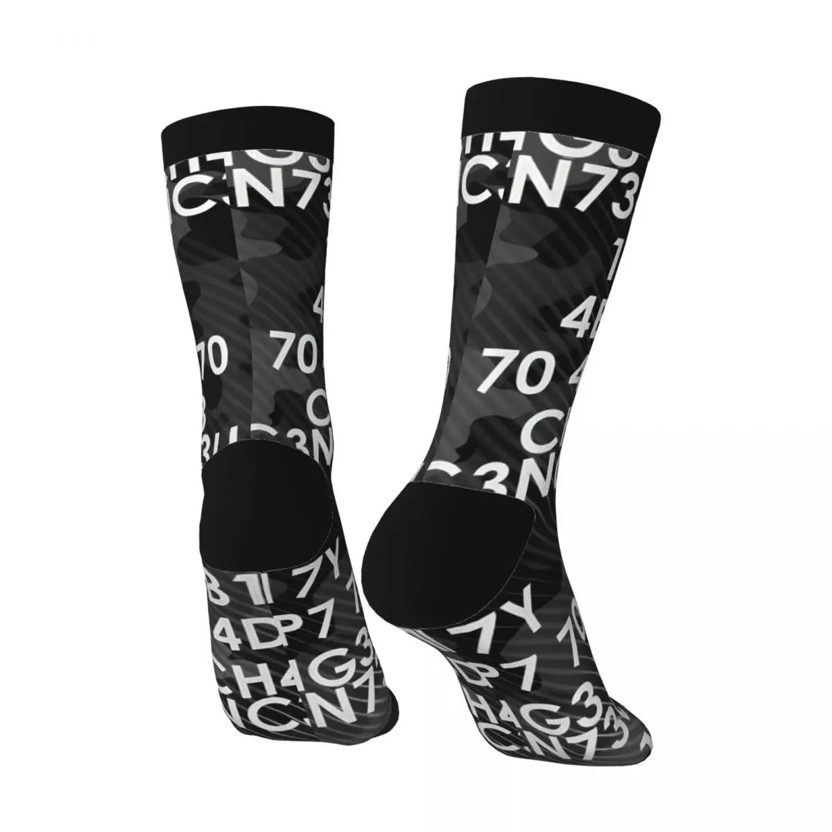 Funny Crazy Sock for Men Proficient Hip Hop Harajuku Lntelligence is the ability to adapt to change Happy Quality Pattern