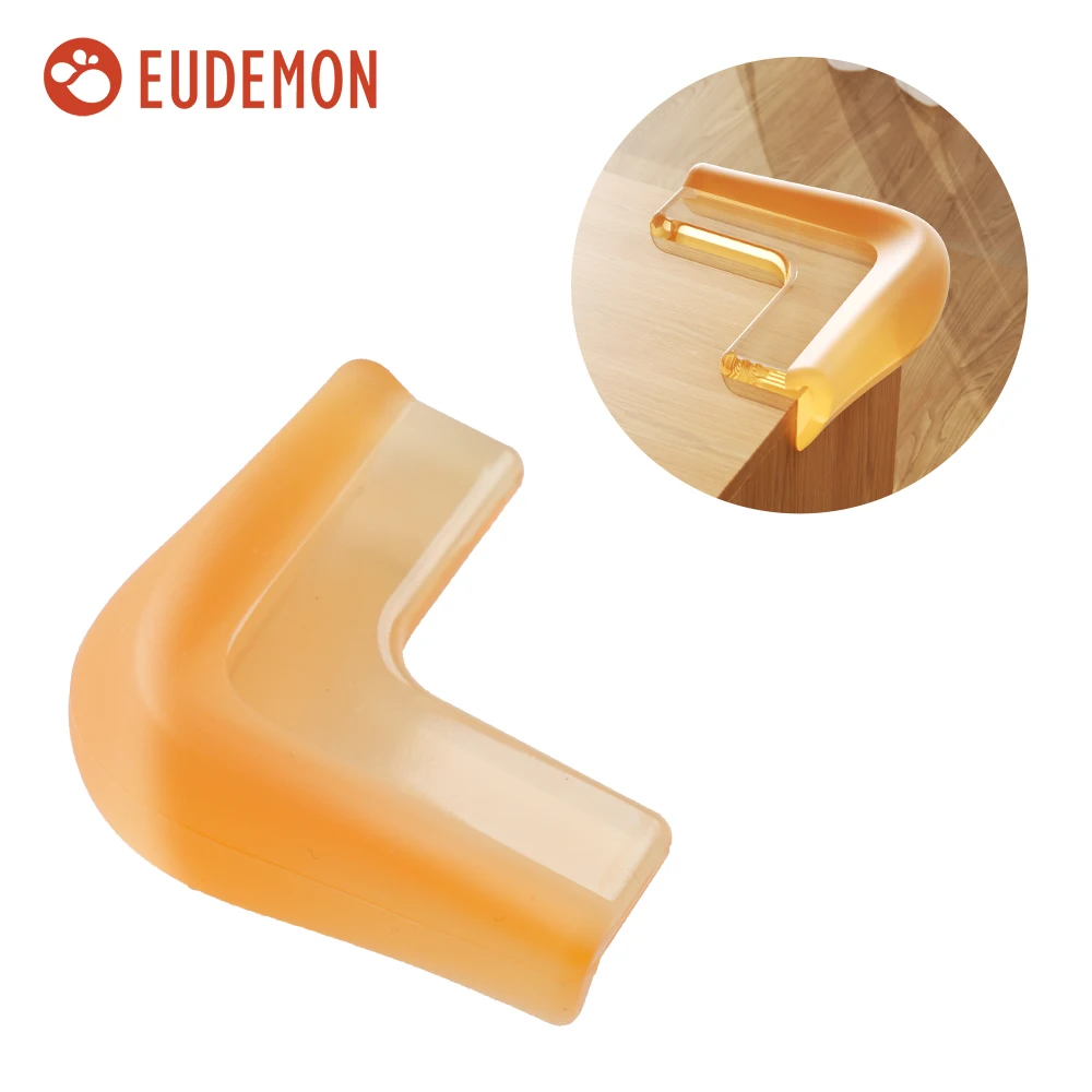 

EUDEMON 4PC Child Safety L-Shaped Corner Guard,Food Grade Liquid Silicone,Unique design,Wide Application
