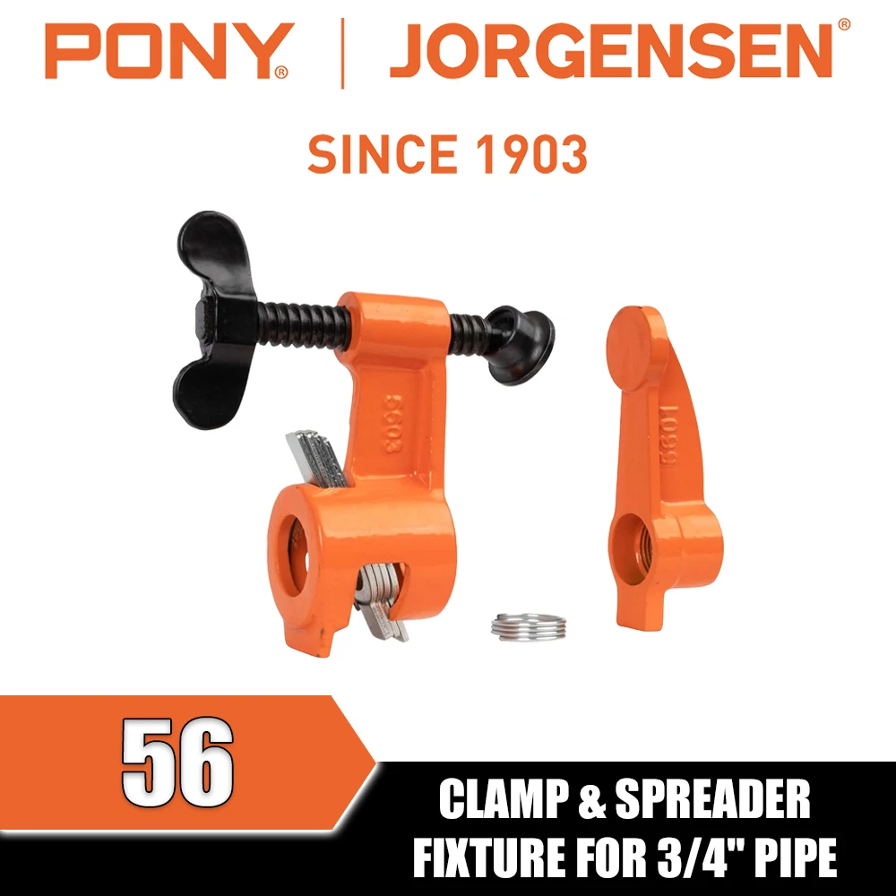 PONY&JORGENSEN 56 Clamp & Spreader Fixture for 3/4" Pipe Adjusting Fixed Pipes Clamping Fixture