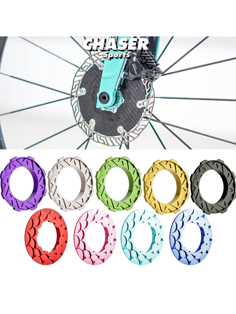 AliExpress chaser sports Chaser For Road Bike MTB Bike Ultra-Lightweight 12mm 6-Bolt Disc to Center Lock Conversion Bike Center Lock Disc Brake Cover