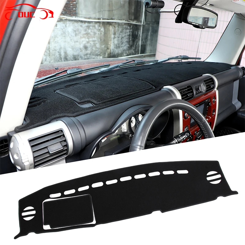 

Car Dashboard Avoid Light Sun Shade Pad Cover Mat Carpets Anti-UV Protection Pad For Toyota FJ Cruiser 2007-2021 Accessories