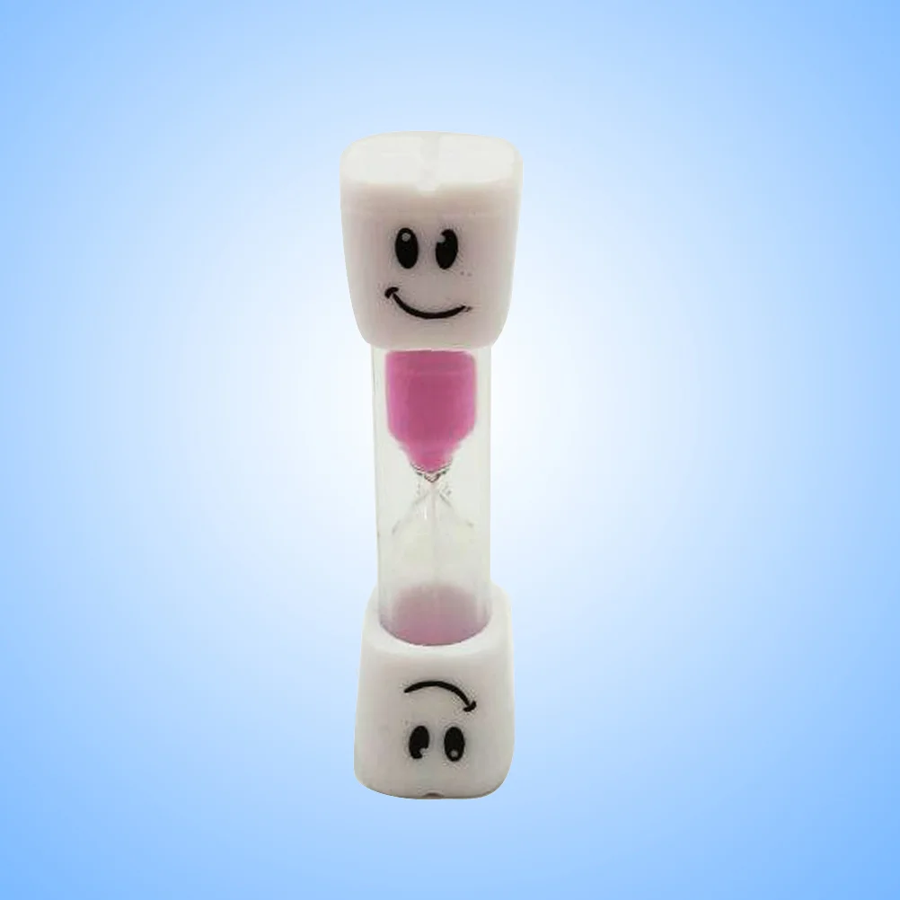 Kids Toothbrush Timer 3 Minutes Smile Face Hourglass Sand Timer Children Dental Hygiene Kitchen Timers Desktop Decoration