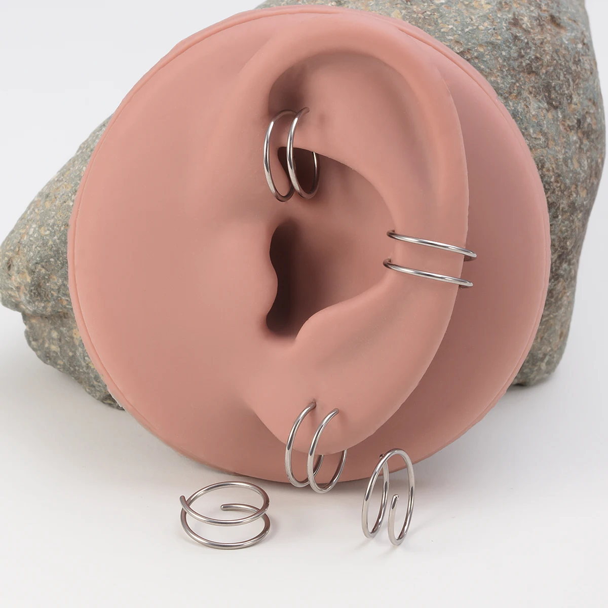 10pcs Titanium Piercing Rings - Body Jewelry Rings review and price