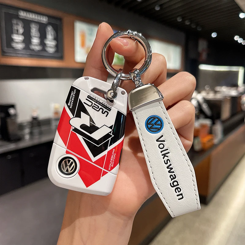 

Style Car Key Case Cover For VW Volkseagen Passat B8 Magotan For Skoda Superb A7 Kodiaq Seat