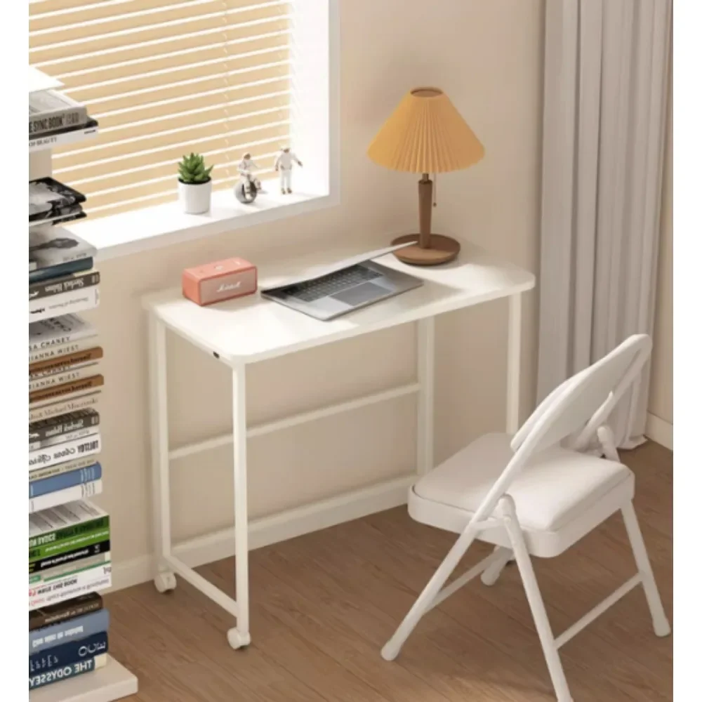 

Foldable Computer Desk Minimalist Bookshelf Student Computer Desk Rental Room Small Bedroom Home Office Movable Student Desk