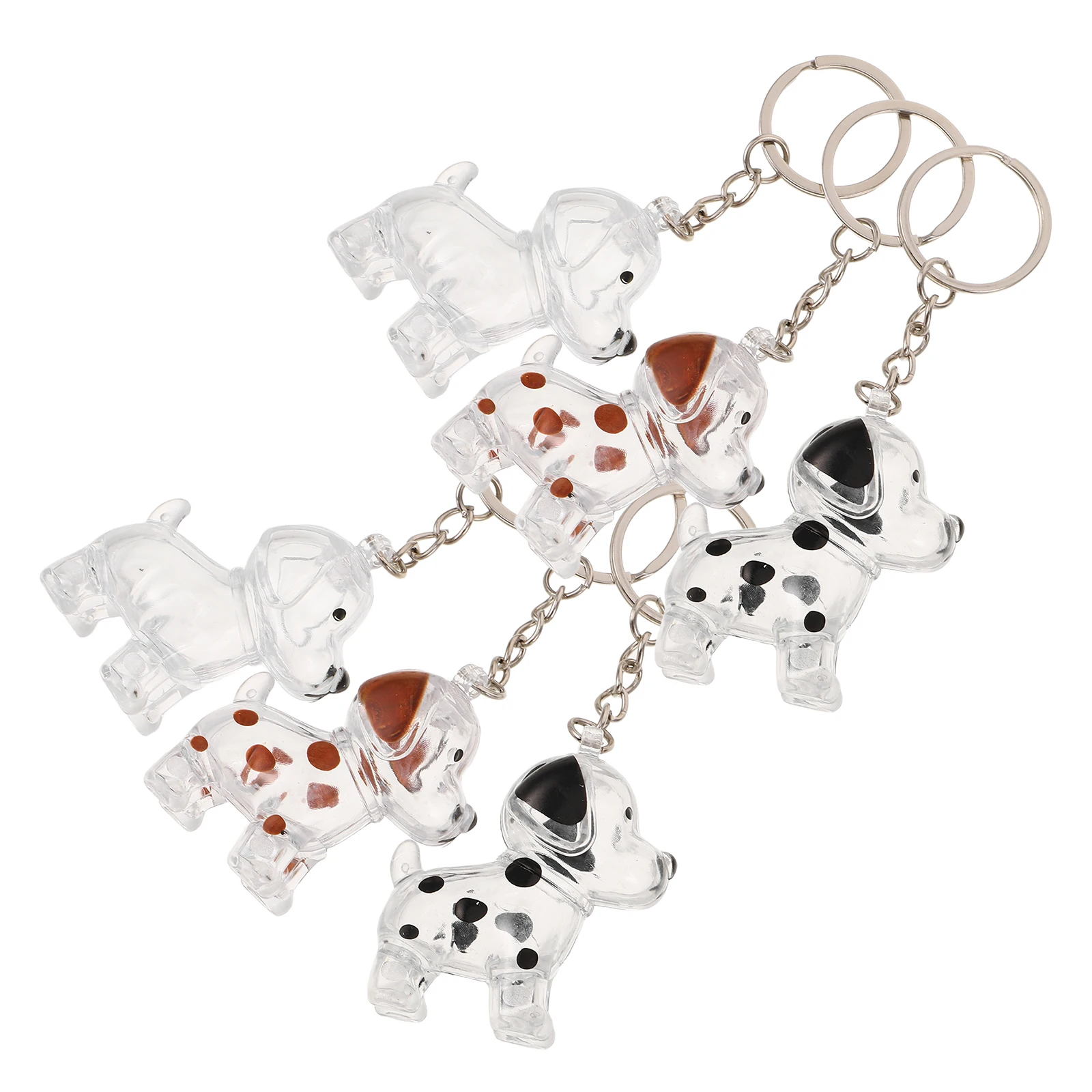 

6 Pcs Pet Hair Storage Box Dog Purse Keepsake Memorial Keychain Hairball Holder Keepsakes Charms Bag