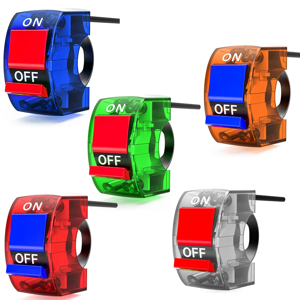 3Pcs Motorcycle Handlebar Control Switch Brand New ABS Fine Workmanship Anti Shock Motorbike Headlight Outage Horn Button