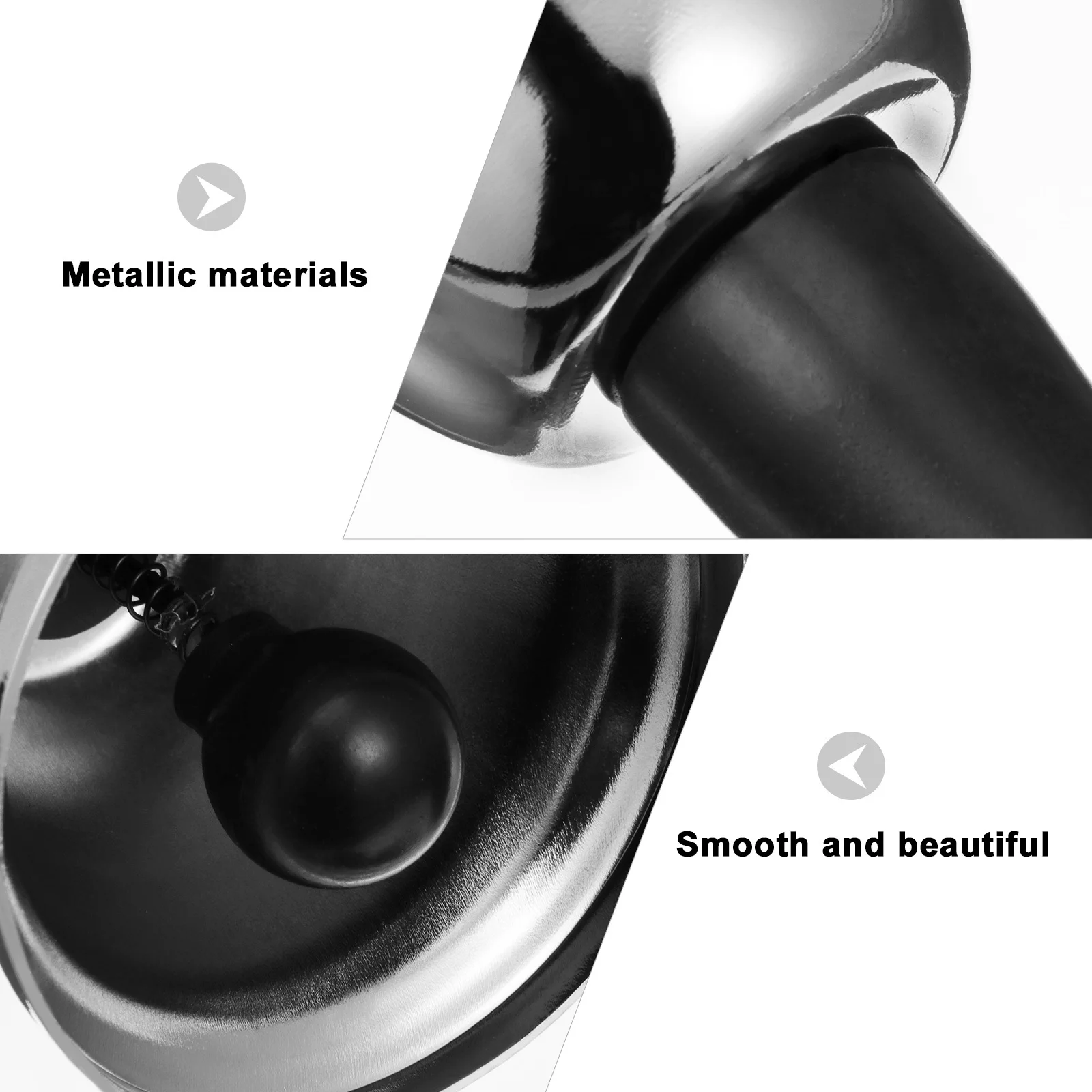 

2Pcs Hand Bell Metal Christmas Bells Silver Calling Bells Ergonomic Handle Lightweight Loud Clear Sound Party Decor Table