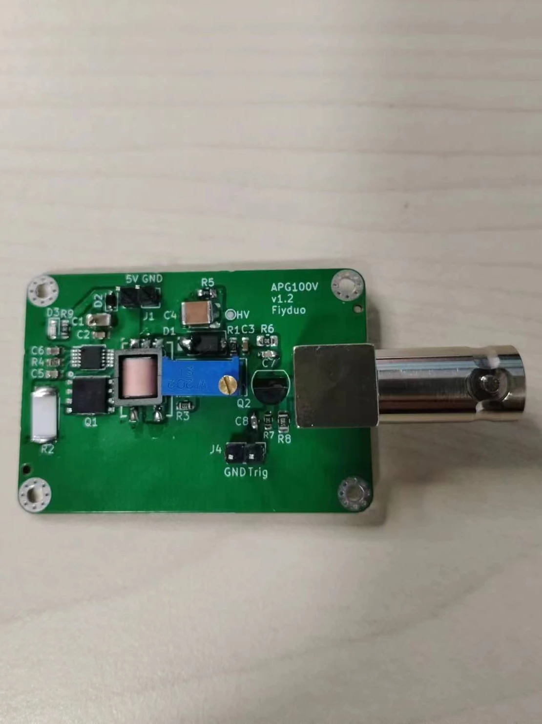 

85V Fast Edge Pulse Generator Module with Nanosecond Level Support for External Triggering