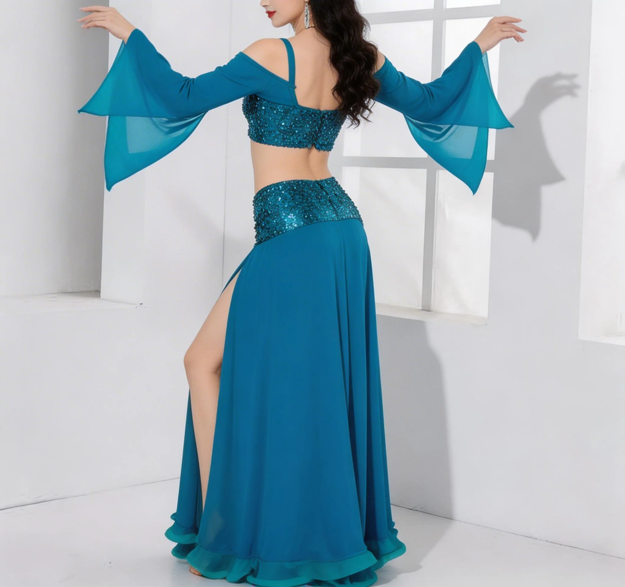 conjunto-de-danca-do-ventre-feminino-2-pecas-com-blusa-de-mangas-longas-e-saia-longa-para-performance-oriental