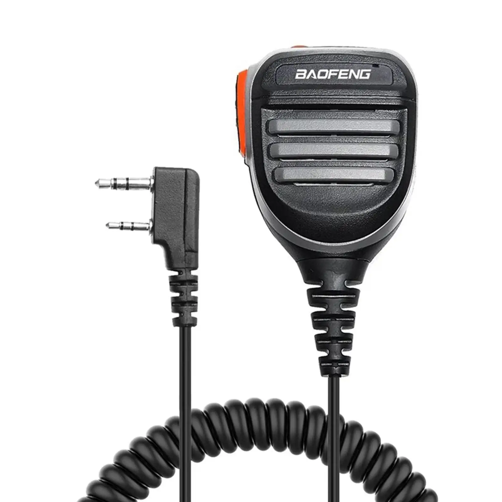 Walkie Talkie BF-780 2 Pin PTT Speaker Mic untuk Quansheng UV-K5 K6 Baofeng UV-5R BF-888S UV-5RH 21 17 PRO HAM Radio