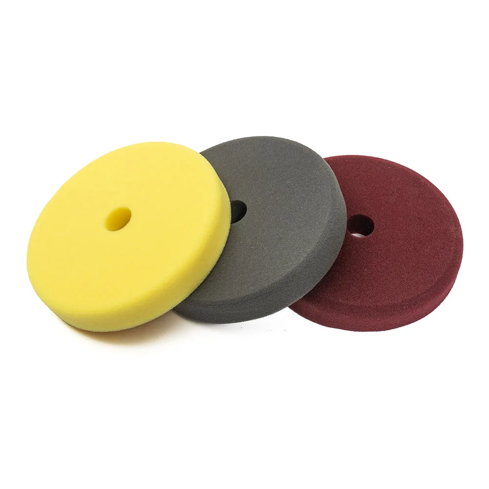 

3pcs Sponge Buffing Pads Foam Polishing Pads Kit Sanding Disc For Car Waxing 7in Cleaning Pads Car Wax Applicator Abrasive Tool