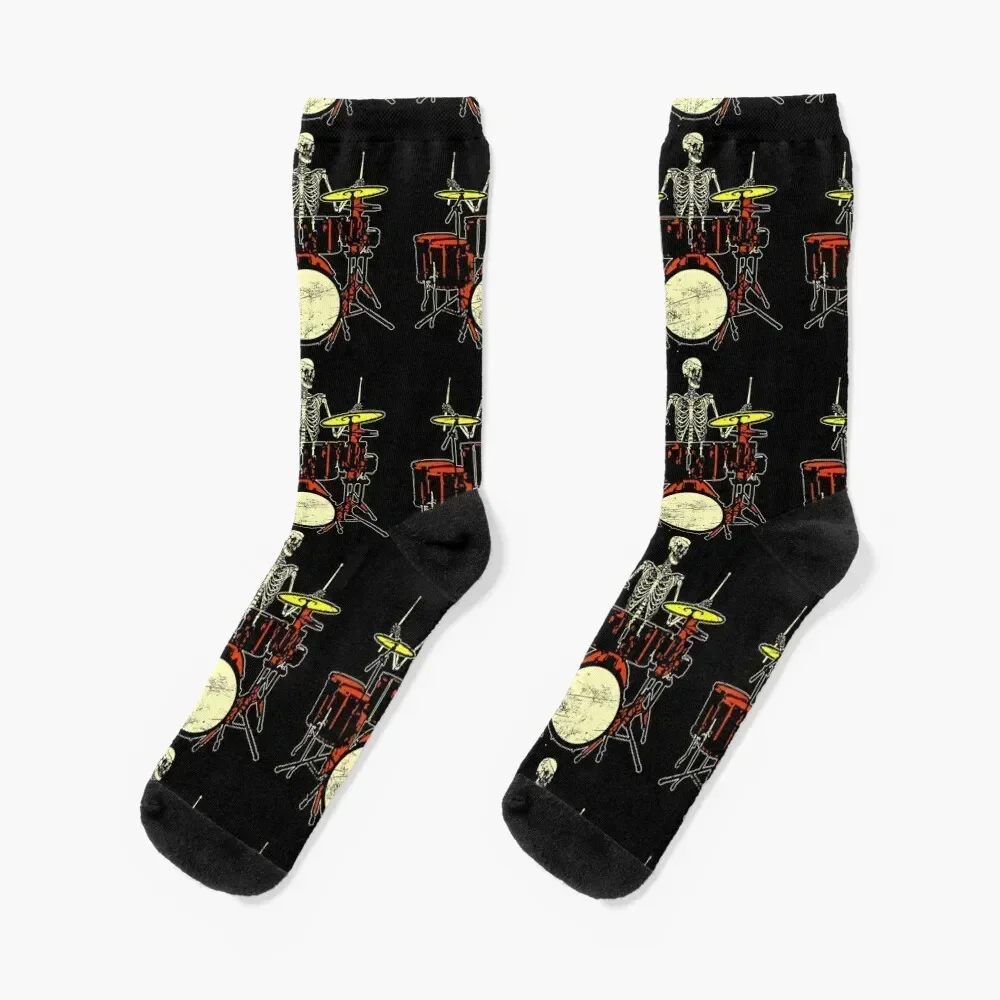 ROCK N ROLL DRUMMER Socks custom sports Heating sock men cotton high quality Ladies Socks Men's