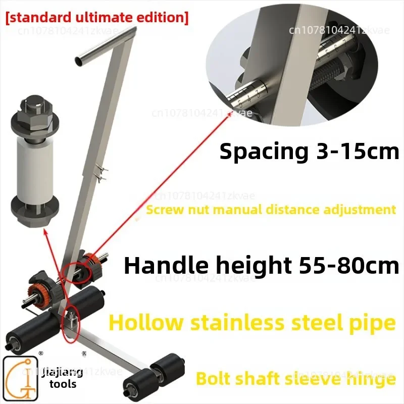 Basketball court line drawing machine, Meiwen paper tape pasting machine, badminton parking space marking, flooring, road color
