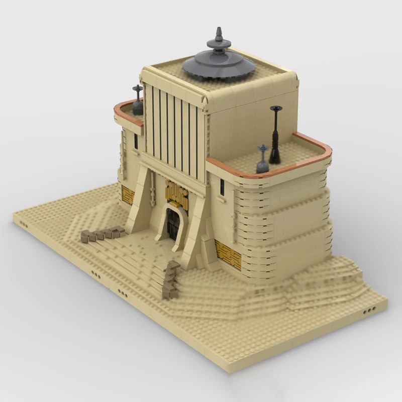 Popular TV Show Model MOC Building Bricks TV Drama Scene City Hall Modular Technology Children Holiday Gifts Assemble Toys Suit