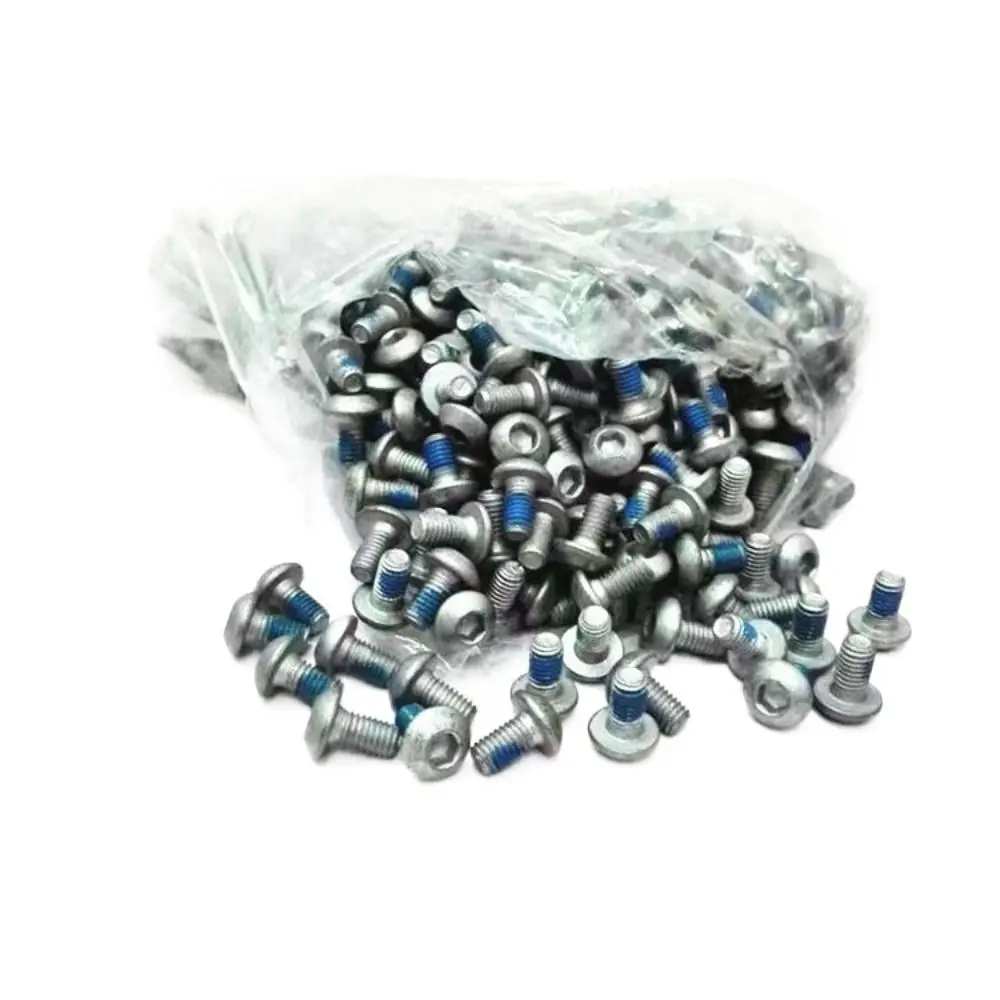 1pc Cycling Parts Bike Disc Brake Rotor Fixing Bolt M5*9mm Bicycle Parts Bicycle Brake Disc Hex Socket Screws Silver/black