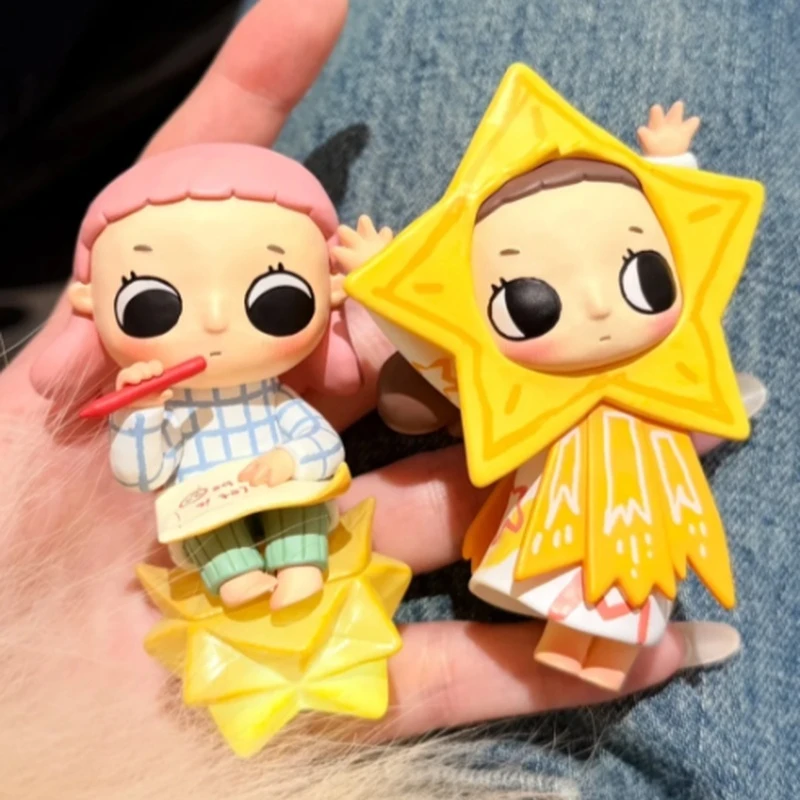 

Оригинальные фигурки Popmart Nyota из серии "We Are All Stars" в закрытой упаковке, модные коллекционные модели, загадочные коробки, персонализированные игрушки, подарки