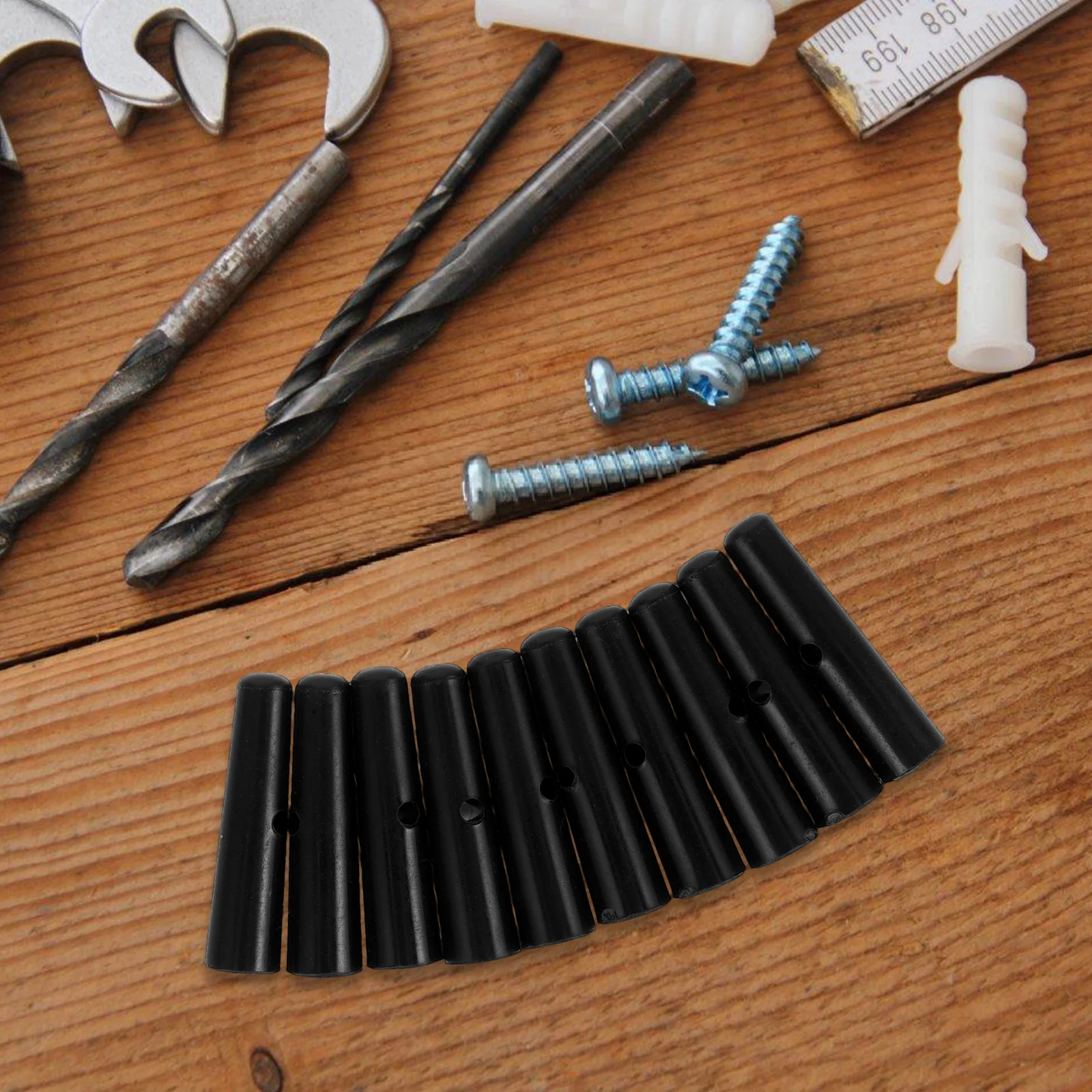 

10pcs Sun Umbrella Beads Parasol Replacement Canopy Fringe Mini Accessories Plastic Metal Tail Outdoor Patio Foldable Repair