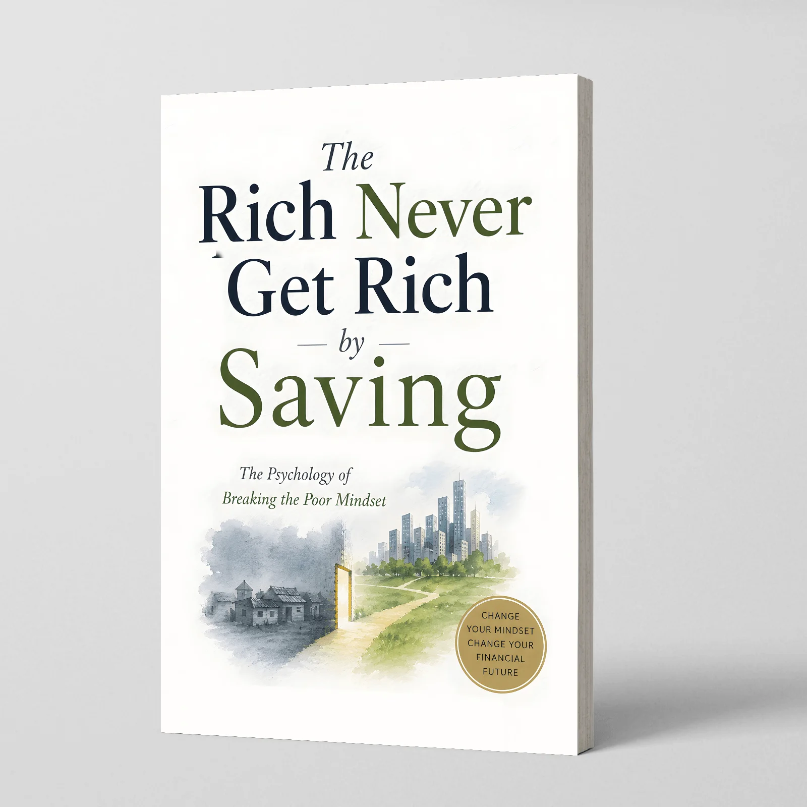 The Rich Never Get Rich by Saving, Wealth Mindset Shift and Financial Psychology Guide for Breaking Scarcity Thinking