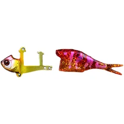 LURETV JACKALL same style 1pcs JEUBLU software VIB 6.4g metal head interchangeable software