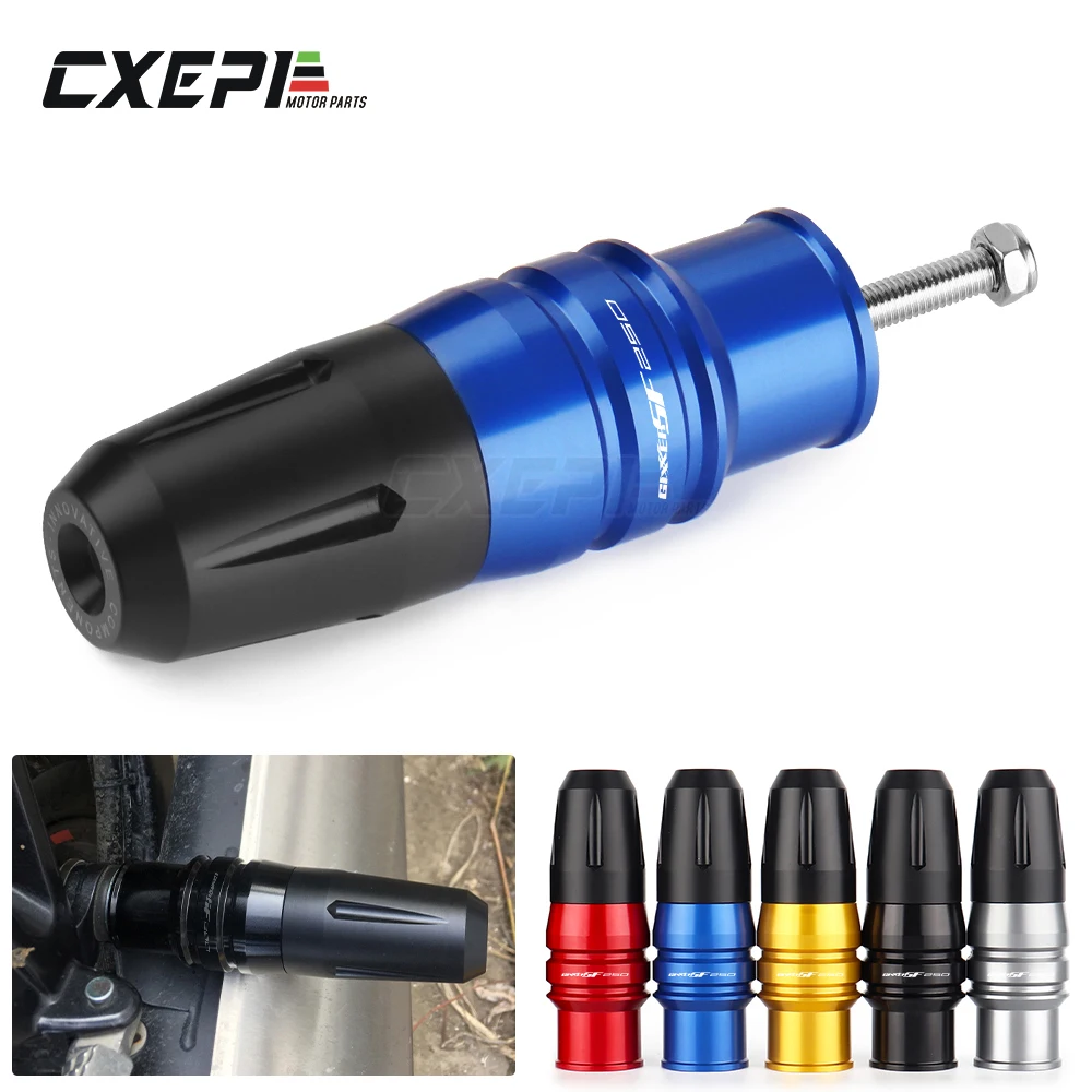 Für Suzuki Gixxer SF250 SF 250 2019-2022 Motorrad CNC Aluminium Zubehör Auspuff Slider Crash Pads Schutz