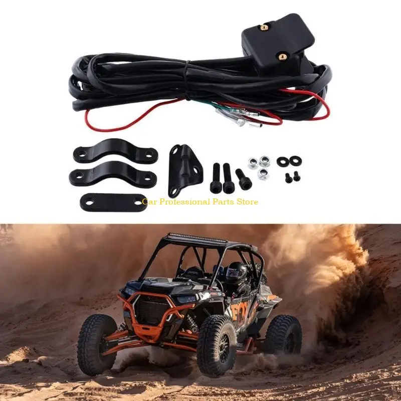 

R53D High Stability 12V Solenoid Contactor and Winch Rocker Thumb Switch Combo