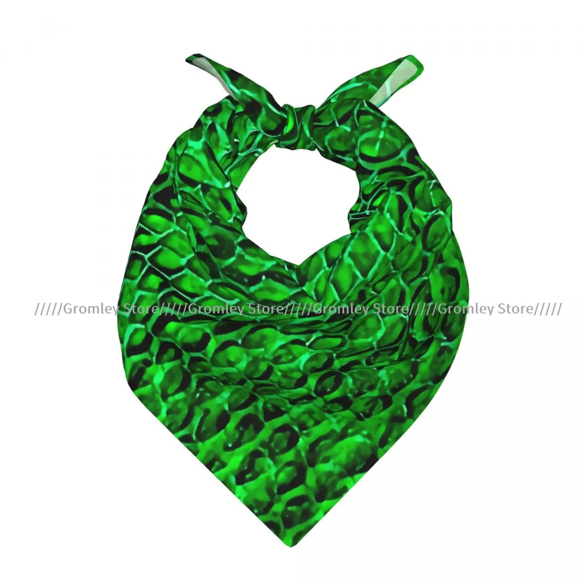 

Snake Skin Art Square Scarf Soft Breathable Daily Kerchief