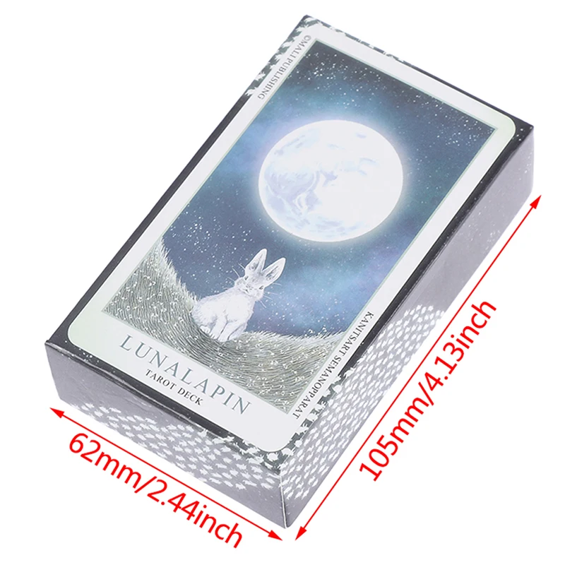 78 stks Tarot Lunalapin Konijn Tarot Deck Tarot Kaarten Tarot Kaartspel Party Game