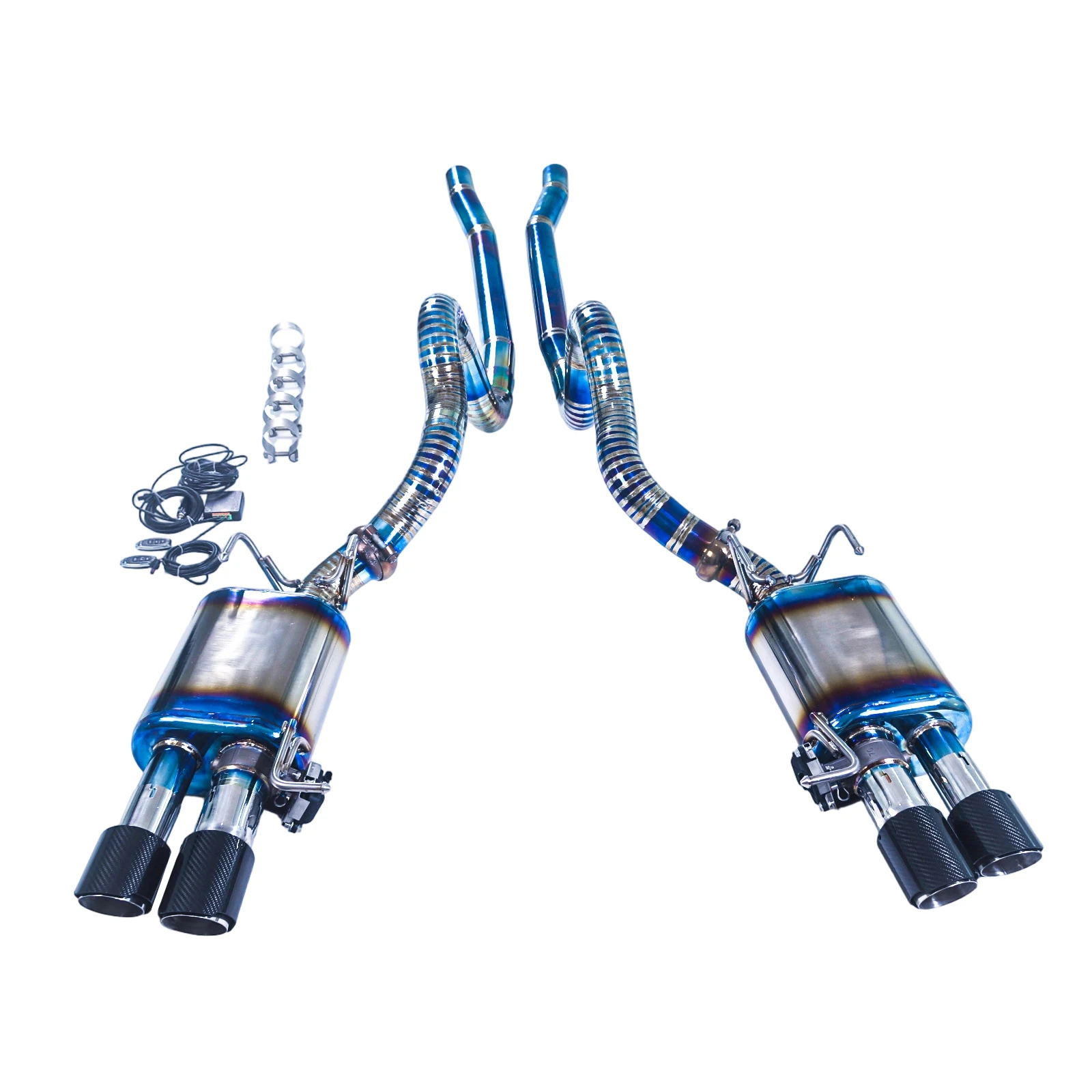 

Suitable for the 2009-2014 Ford Mustang 5.0L 3.7T high-performance titanium alloy Catback Valvetronic exhaust system